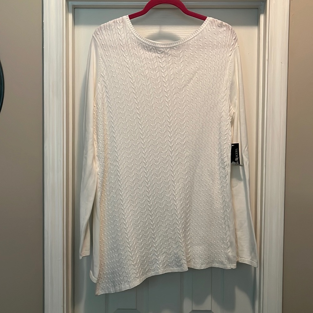 NWT Kim Rogers Tunic Sweater